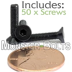 MonsterBolts - M3 x 40mm Flat Head Socket Cap