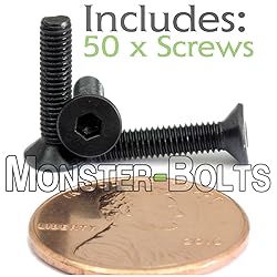 MonsterBolts - M3 x 15mm Flat Head Socket Cap