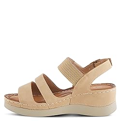 PATRIZIA Women's Jasive Slingback Sandal Beige