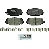 BOSCH BC1596 QuietCast Premium Ceramic Disc Brake Pad Set - Rear | Compatible with Select Chrysler Town &amp; Country; Dodge Grand Caravan, Journey; Ram C/V; Volkswagen Routan