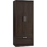 Sauder HomePlus Wardrobe/Pantry cabinets, L: 28.98" x W: 20.95" x H: 71.18", Dakota Oak finish