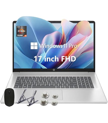 Amazon.com: HP 17 Laptop, 17.3” HD+ Display, 11th Gen Intel Core