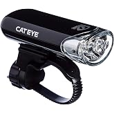 CATEYE HL-EL135N Bike Headlight | OptiCube Lens Technology, Easy Setup FlexTight Mount, Multiple Lighting Modes, Battery-Powered Operation