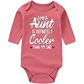 BESDEAR Aunt Is Cooler Than My Dad newborn Outfits Aunties Bestie Baby Clothes Girl Boy Bodysuits