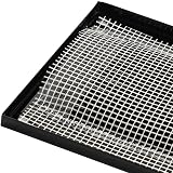 EUROPLAST 300x100mm Black Metal Air Vent Grille Cover with Insect Mesh view 5