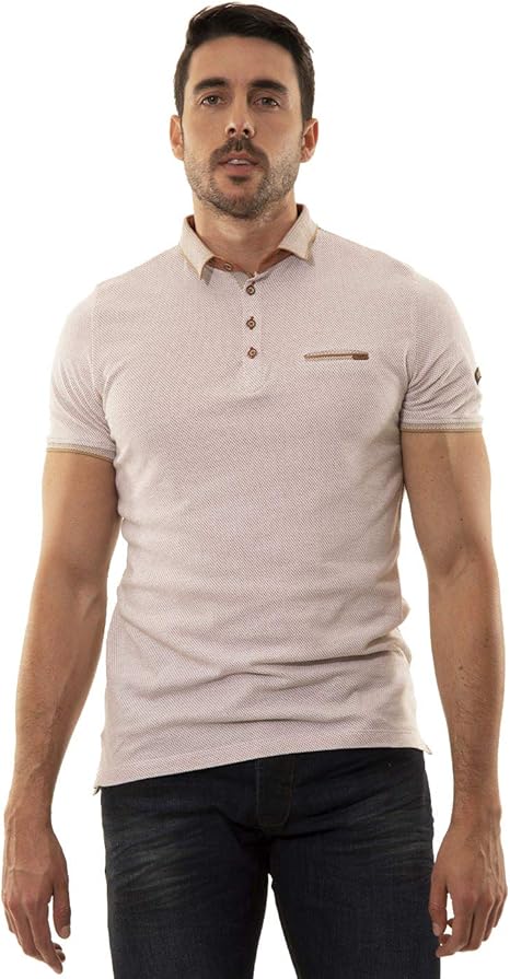 slim pima logo polo shirt