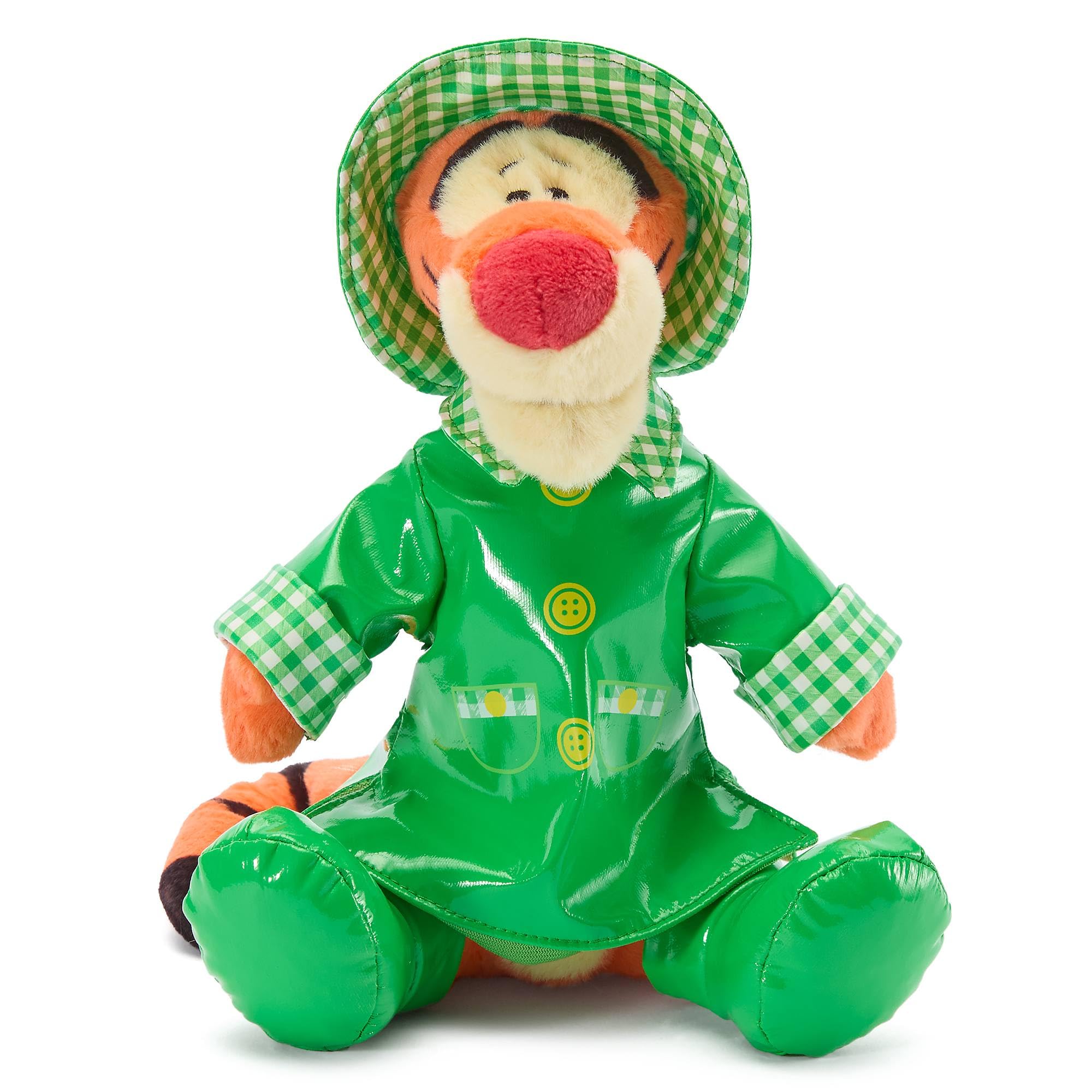 Disney Store Official Tigger in Rainwear Plush – Winnie the Pooh – 8" Collectible Soft Toy with Jacket, Hat and Boots