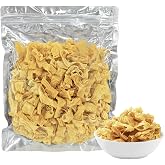 JTEDZI Dried Tofu Skin Strips, 14.1 Oz (400g) Bean Curd Strips, Natural Soy Tofu Strips