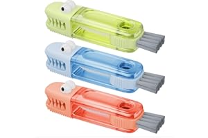 Generic 4-in-1 Bottle Cleaning Brush Set, 3-Pcs, Nylon Bristle, Plastic & Silicone Material, 3 Brushes Included, Multi-Functi
