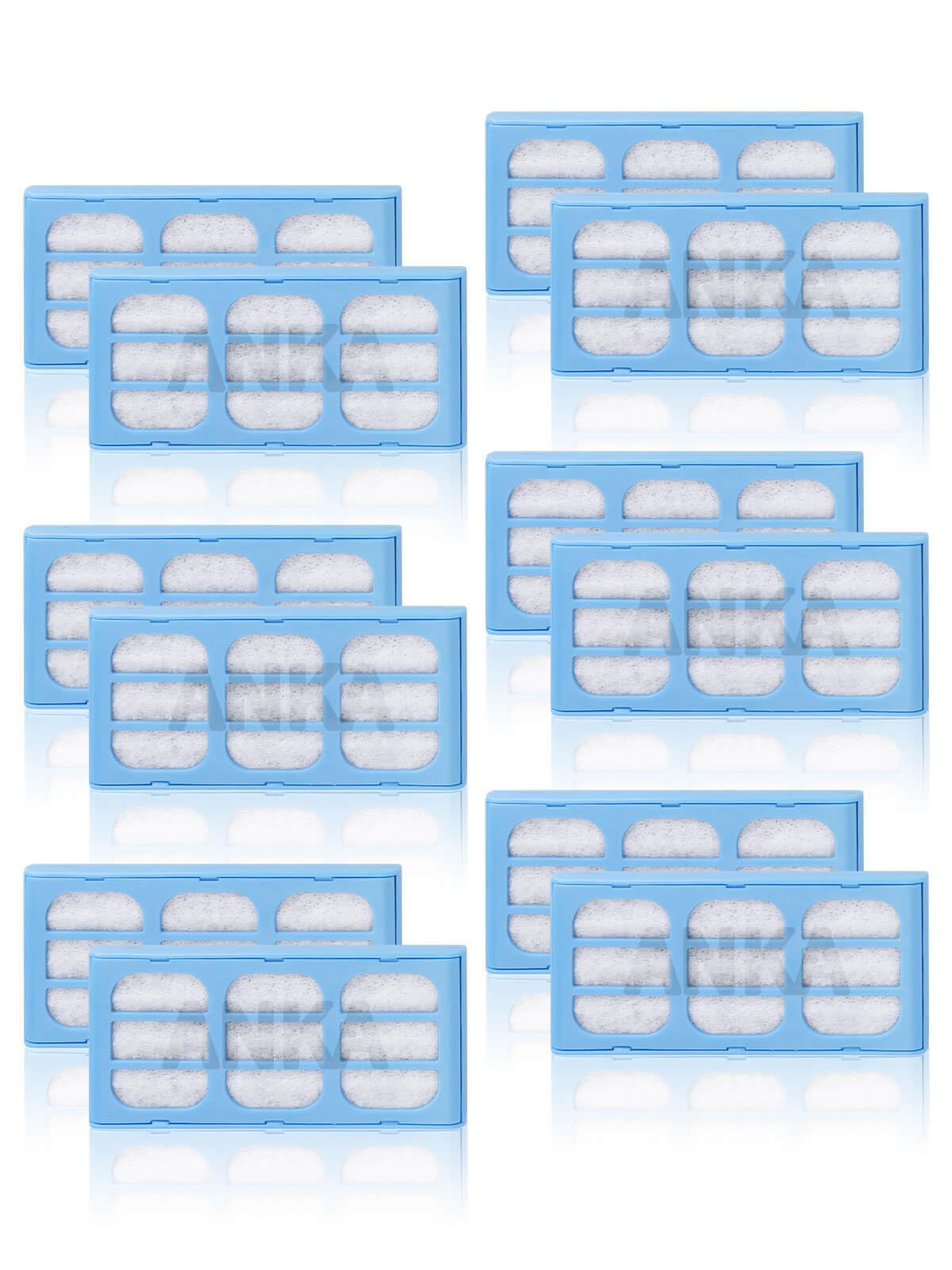 Cat Water Fountain Filters, Filter for Fountain Drinking,Replacement Pet Filter for Cat & Dogs Mete Dispenser 12Pack