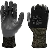 SHOWA Atlas 370B Professional Nitrile Work Gloves,for Landscaping, Gardening &amp; Assembly, General Purpose Gloves