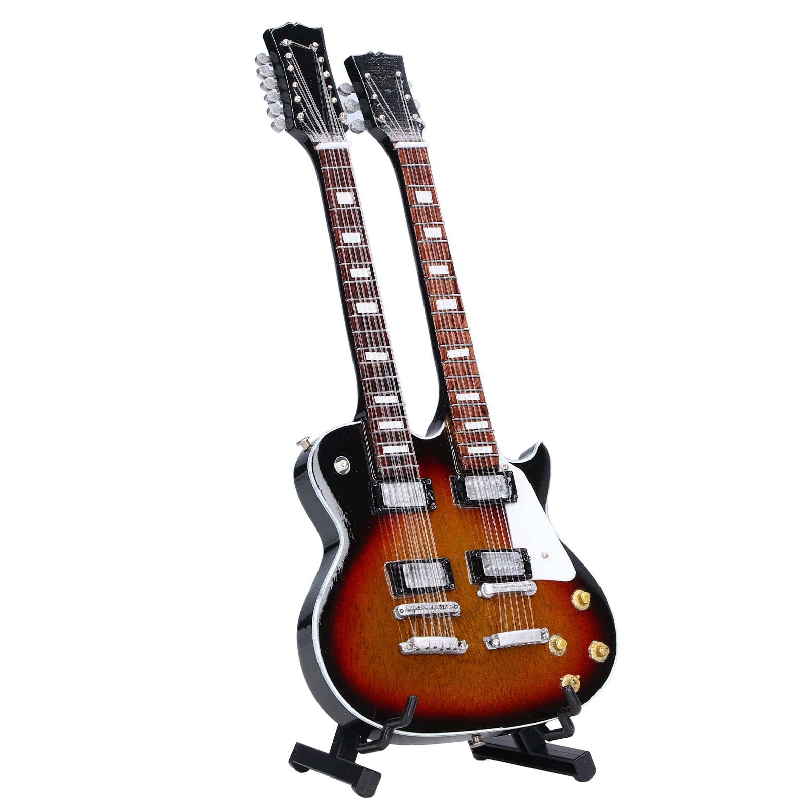 Miniature Guitar, 18cm Length Electric Guitar Model Decor for Home Decoration Gifts