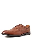 Clarks Men's Brogues, Brown British Tan Leather, 10