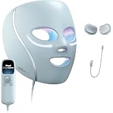 Shark CryoGlow LED Face Mask, Red Light Therapy, Under-Eye Cooling, FW312 | Red, Blue &amp; Deep Infrared Light, Skincare Device for Fine Lines &amp; Acne, Clinically Tested &amp; FDA-Cleared, 4 Modes, Blue Frost​