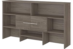 Bush Business Furniture Office 500 72W Desk Hutch, Modern Hickory