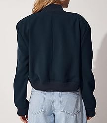 Modegal Women's Fall Varsity Bomber Jackets Long