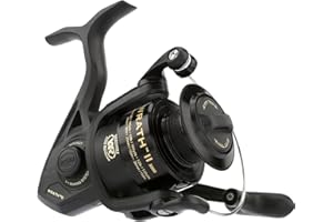 PENN Wrath II Saltwater Spinning Fishing Reel, Size 3000, Right/Left Handle Position, Corrosion-Resistant Graphite Body, Mach