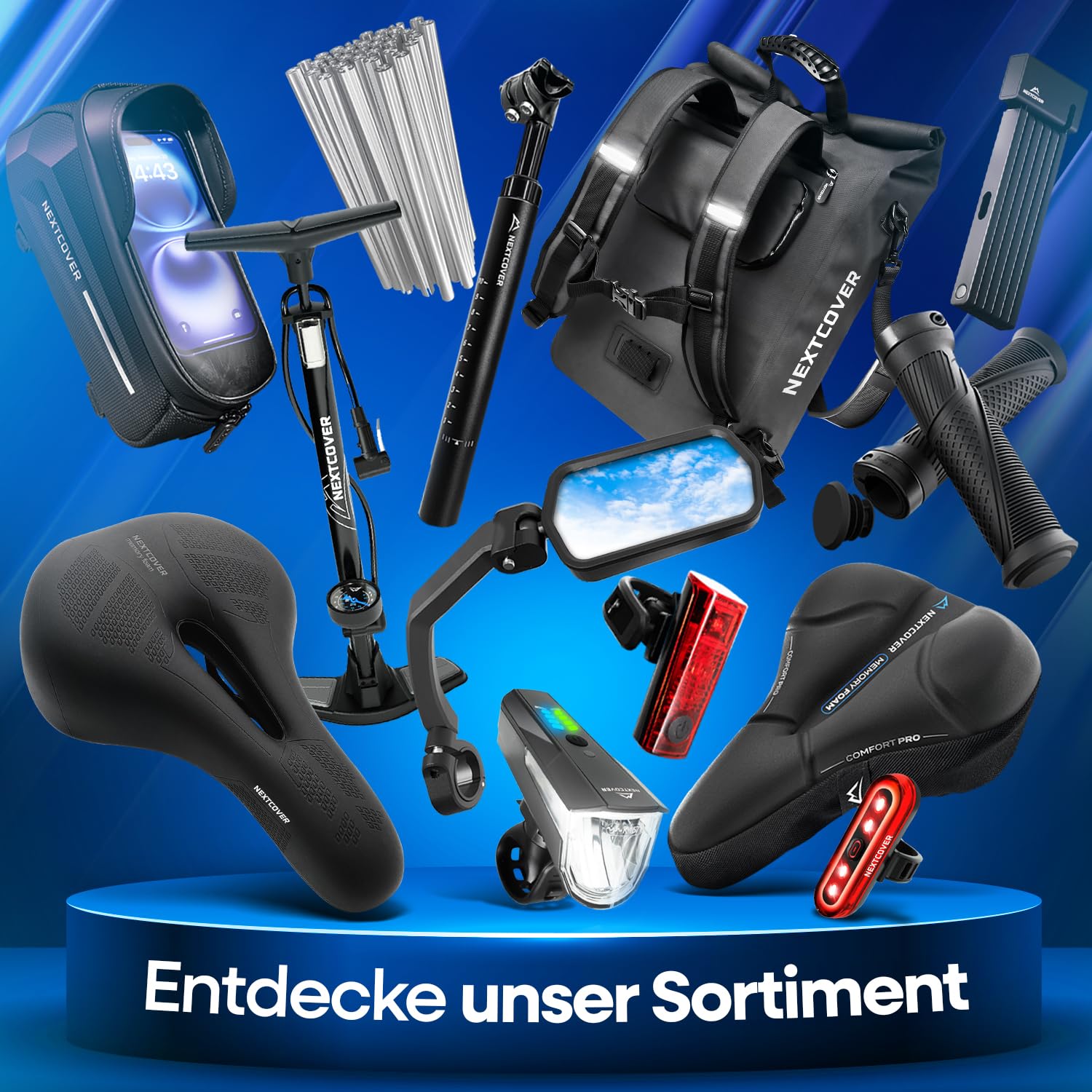 Nextcover® Winter Fahrradhandschuhe Herren & Damen mit ThermoShield 2.0 I Unisex Winterhandschuhe Fahrrad in Größe S-XXL I Warme & wasserdichte Thermo Fahrrad Handschuhe Winter wasserdicht 8