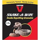 Victor VP363 Way Snake Repelling Granules &ndash; 1.75 LB,White | EPA-Registered Snake Repellent for Yard and Outdoor Pest Control, Protects up to 1/5 Acre, Rattlesnake Deterrent