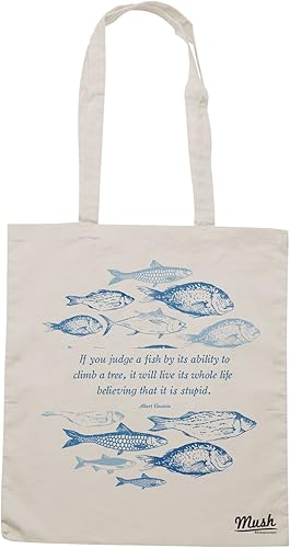 Mush Borsa Frasi Celebri Einstein Sand Famosi By Dress Your Style Amazon It Scarpe E Borse