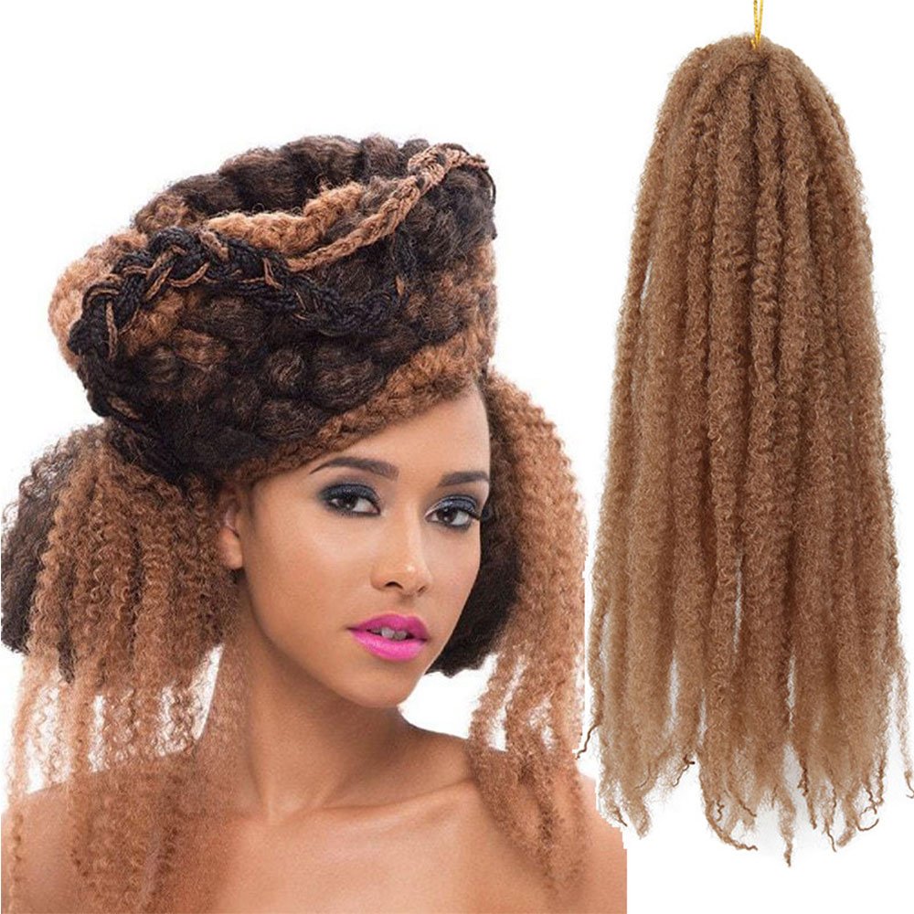 Amazon Com 3packs Afro Kinky Marley Braids Hair Extensions 18