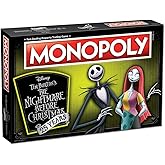 Monopoly Disney Nightmare Before Christmas 25 Years Board Game | 25th Anniversary Collector's Edition | Collectible Monopoly 