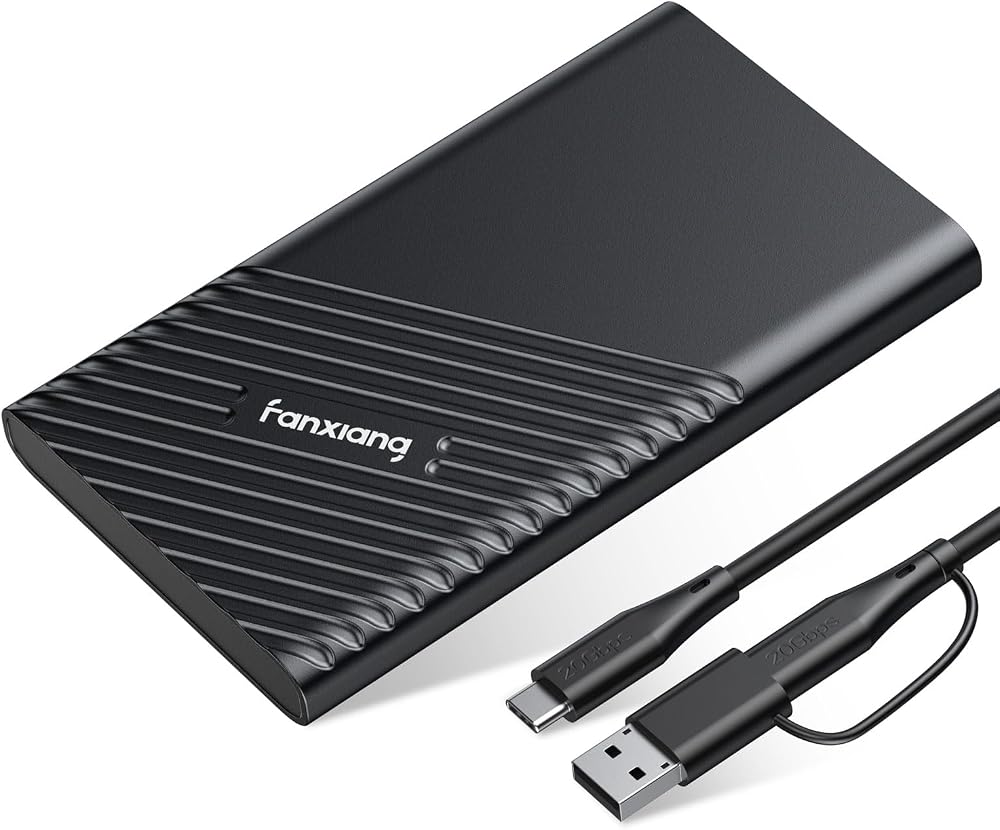 fanxiang 1TB Portable SSD USB-C 3.2 Gen2x2 2000MB/s External Solid State Drive