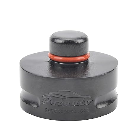 Potauto Aluminum Jack Pad Jacking Puck Point Adapter Support For Tesla Model X S Protects Battery Side Skirts Frame Rail Qty 1 Black