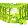 Peelable Gummy Candy Intense Green Grape Fruit Chewy Gummy Snack Low Sugar & Calorie, Healthy Snacks For Kids & Adults – Individual Soft & Chewy Candy Snacks (Pack of 8, 3.17OZ, Green Grape)