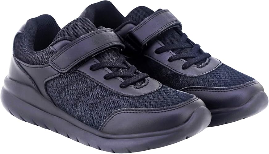 nike black velcro school shoes