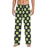 Wudan Firefighter Fire Hose Hydrant Truck Black Men's Pajama Pants Lounge Pants Pajama Bottoms with Pockets S