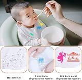 ALAHUGYEF 12 Pcs White Baby Bibs DIY Bandana Dribble Bib Painting view 3