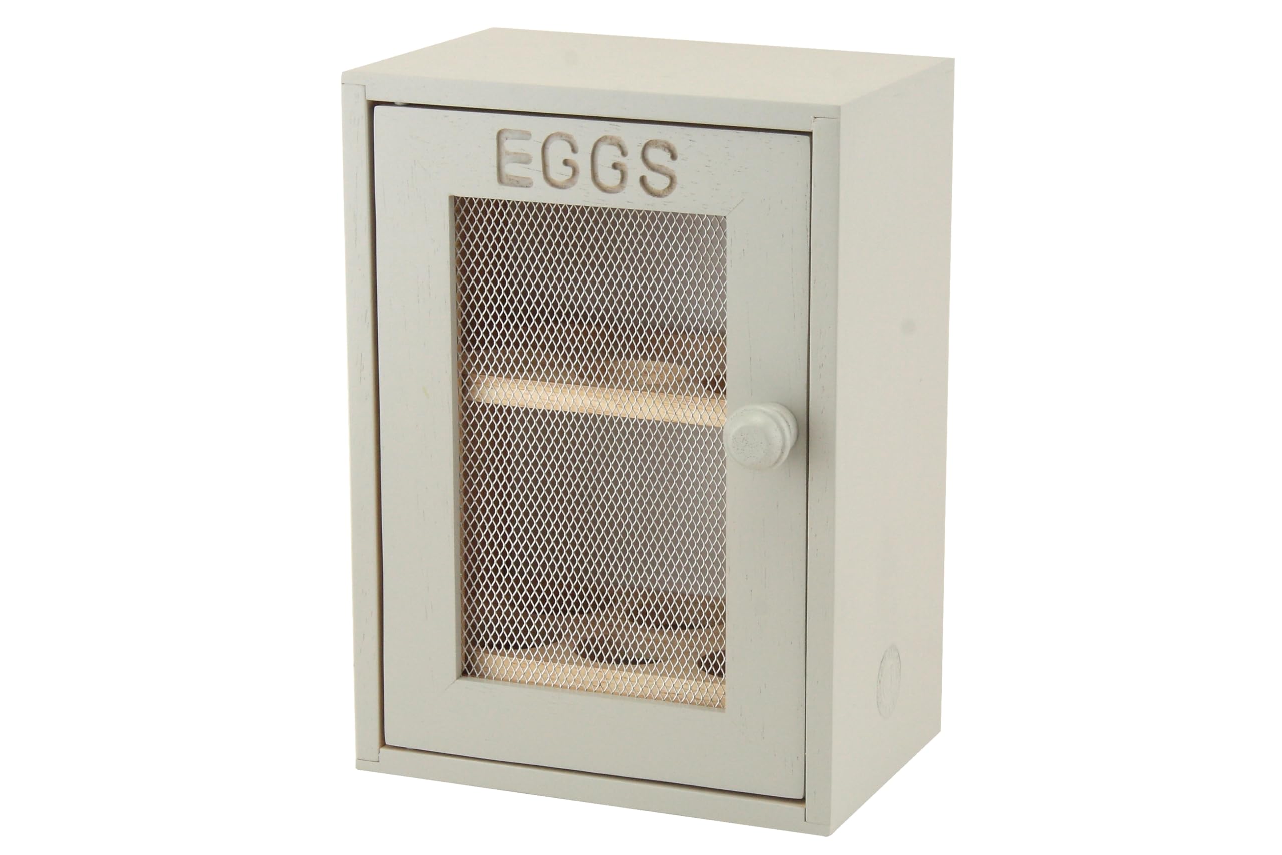 apollo THE HOUSEWARES BRAND 4936 Egg cabinet GREY, Wood, 12 x 18 x 25 cm