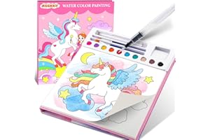 AGGKKY Paint with Water Coloring Books for Kids Toddlers Mess Free Watercolor Painting Sets Arts and Crafts for Kids 3+ Travel Activities Birthday Stocking Stuffers Toy Gift