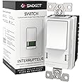 Swidget Smart-Ready Switch - 1P/3way - Pair with a Swidget Smart Insert (sold separately) for remote control, additional functionality & real time power monitoring. Works with Alexa, Google Assistant