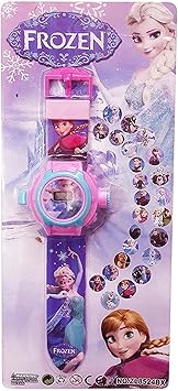 Buycrafty Frozen Cartoon imágenes Proyector Reloj Niños Reloj ...