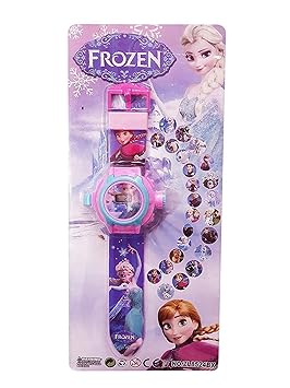 Buycrafty Frozen Cartoon imágenes Proyector Reloj Niños ...