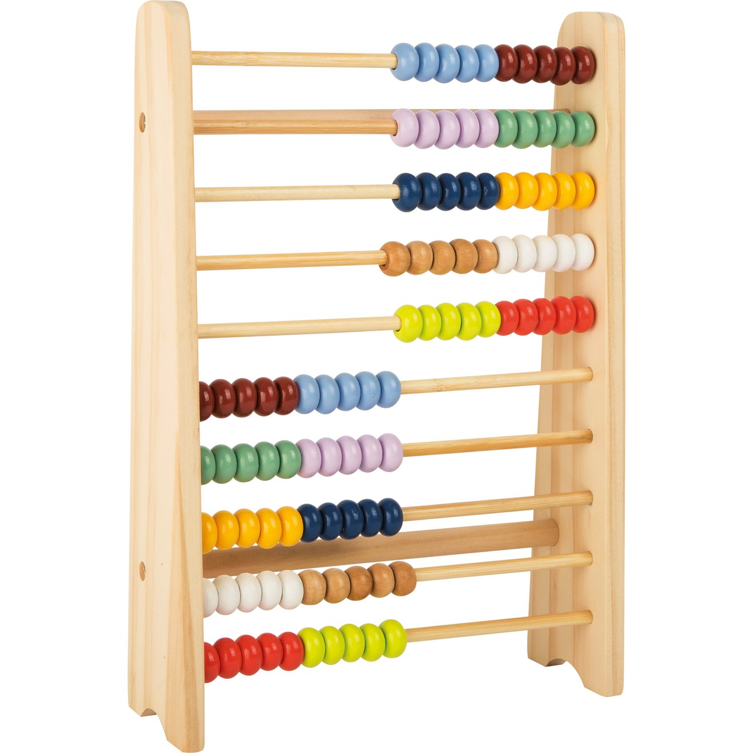 Small Foot Educate 11326 Calculator Slider Made of FSC Wood for Children, Learning Aid for Primary School