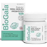 Prodentis Mint | Dental Oral Probiotic Lozenges | for Adults | Clinically Proven Dental Probiotics | Promotes Good Oral Healt