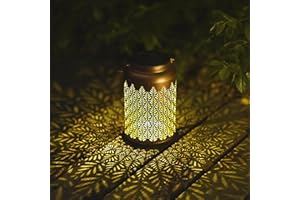 EANDISOM Solar Lanterns Outdoor Waterproof - Birthday Gifts for Women, Men, Mom, Mothers Day Gifts, Solar Lights Outdoor Hanging Garden Decor for Outside, Patio, Outdoor, Yard, Lawn, Balcony Grass