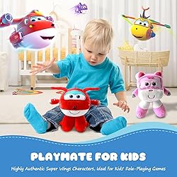 Super Wings 7" Dizzy Plush Toys, Soft Cuddly