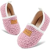 ANLUKE Kids Toddler Slippers Boys Girls Indoor House Shoes Non-Slip Slippers Socks Outdoor Warm Walking Shoes