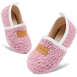 ANLUKE Kids Toddler Slippers Boys Girls Indoor