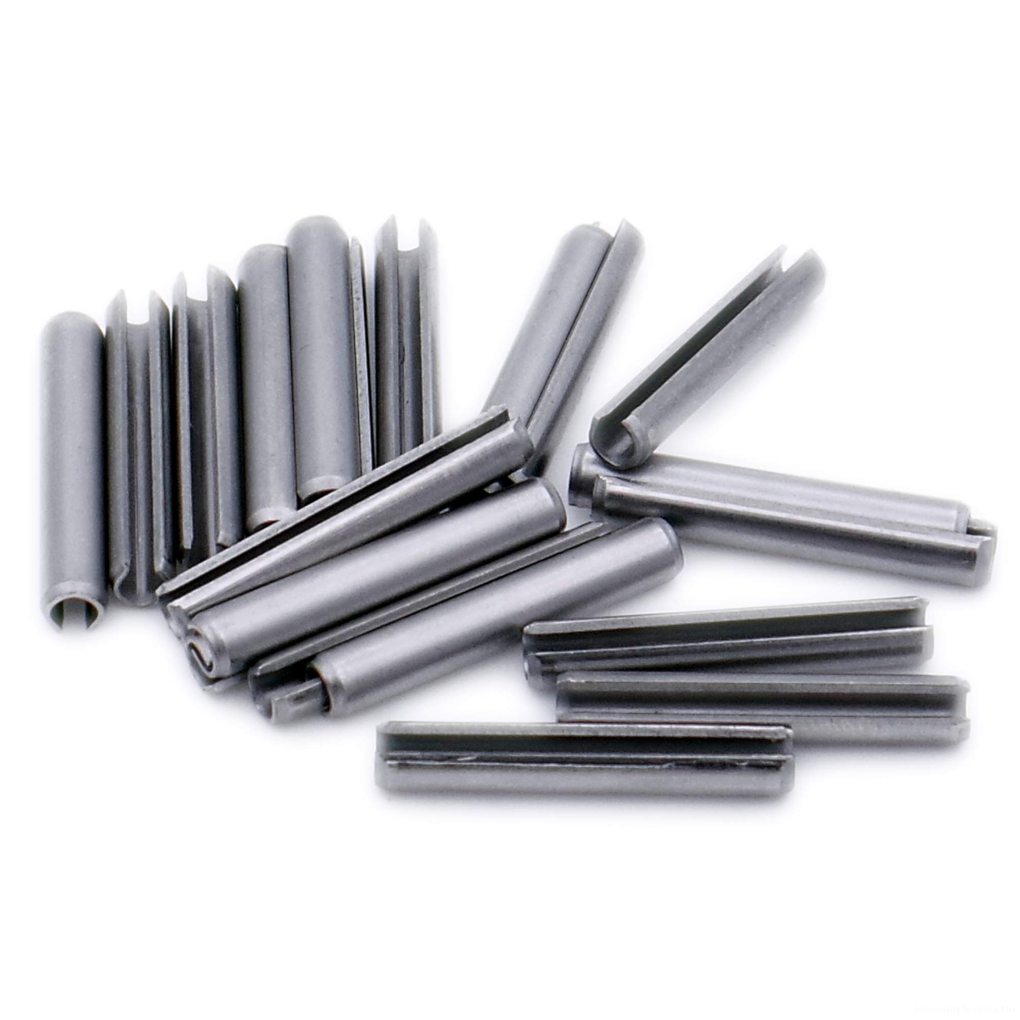 D2.5 (2.5mm x 26mm) Slotted Spring Pin (Heavy) - Stainless Steel (A1) (Pack of 20)