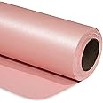RUSPEPA Pink Gift Wrapping Paper - Solid Color Pearly Shiny Silk Paper Jumbo Roll for Valentine's Day, Wedding, Birthday, Baby Shower Girls, Bridal Shower, Easter - 30 Inch x 100 Feet