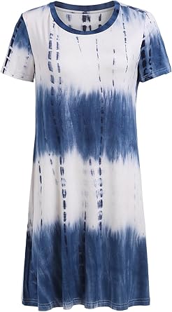 tie dye casual dress