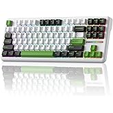 AULA F87 Pro Wireless Mechanical Keyboard, Gasket Mount Hot-Swappable Custom Gaming Keyboard with 4000mAh Longest Battery - Tri-Mode BT/2.4Ghz/USB-C, Pre-Lubed Linear Switches, RGB for PC/Mac/PS5/Xbox