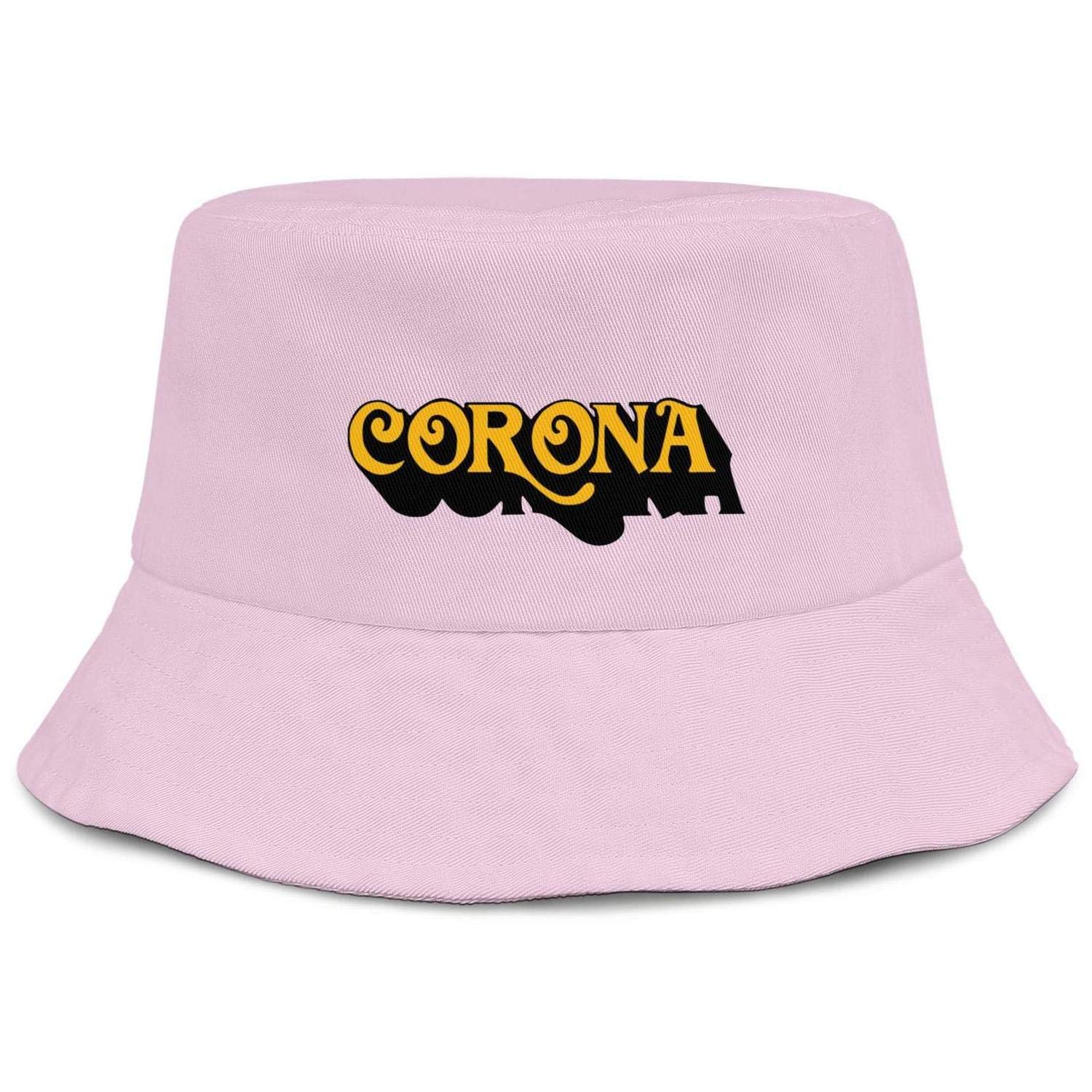jdadaw BasicCoronaLogo Unisex Bucket Hats Travel Cap Pink Amazon