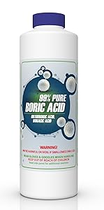 99% PURE BORIC ACID AKA Orthoboric Acid, Boracic Acid (2 lb)