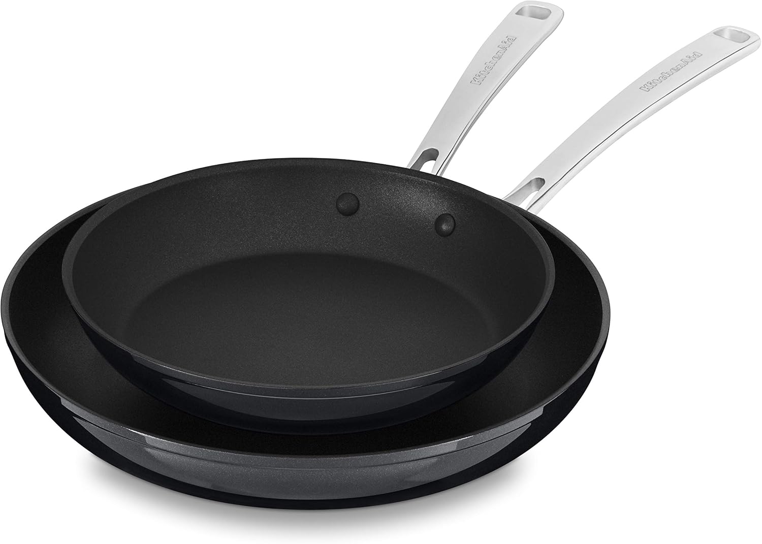 KitchenAid Hard Anodized Nonstick 10" And 12" Skillets Twin